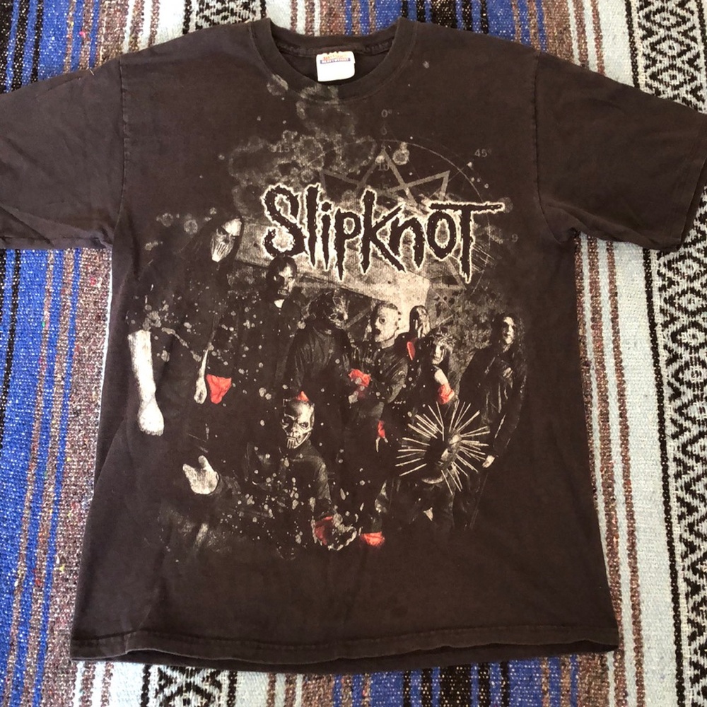 Vintage Y2K Slipknot Concert Tee Shirt